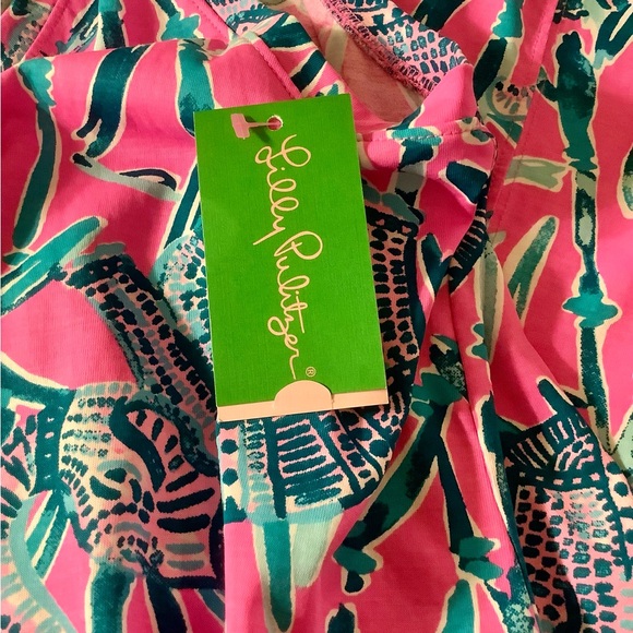 NEW Lilly Pulitzer Raylee Dress Mandavilla Pink Extra Lucky - XL - Picture 10 of 14
